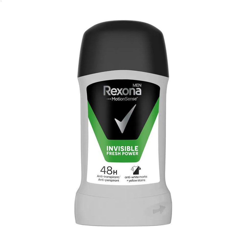Дезодорант стік чоловічий Rexona Men Invisible Fresh Power, 50 мл